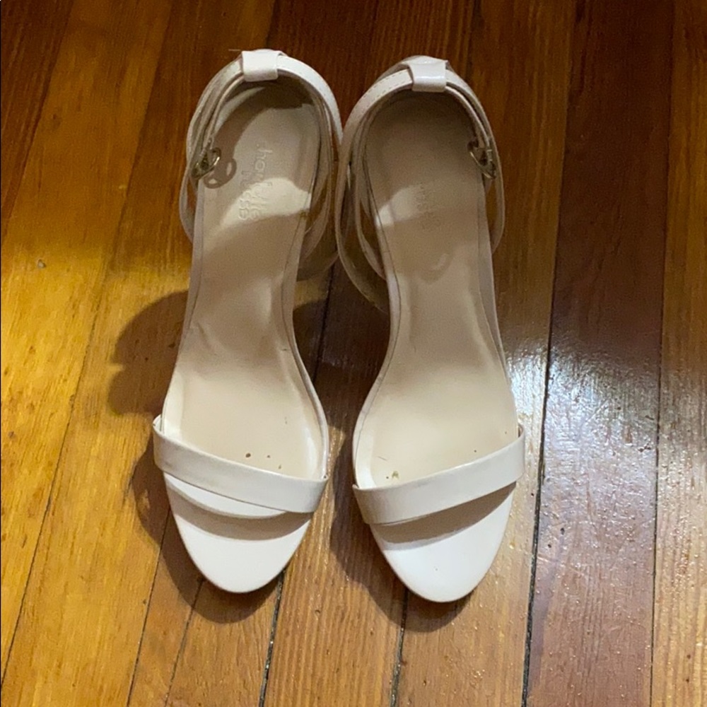 Nude Heels worn once!!